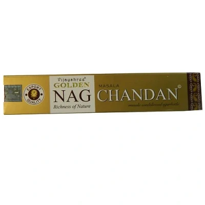 Imagen de Golden Nag Chandan Varillas de incienso (15 g, aroma a sándalo, 1 caja)