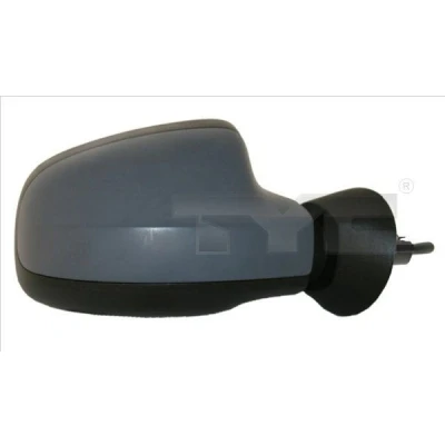 Imagen de Espejo retrovisor Tyc 328 0222 izquierda imprimado Ajuste por cable, convexo DACIA: Sandero I, Duster SUV, Logan I Berlina