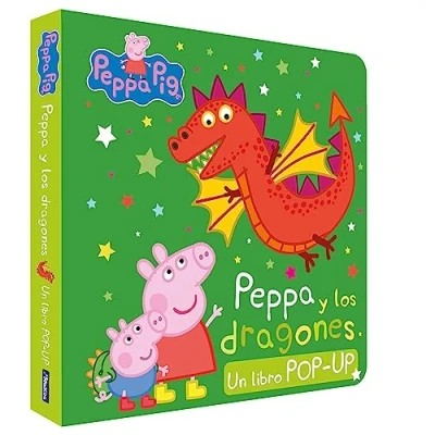 Imagen de Peppa Pig. Libro Pop Up y los dragones