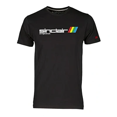 Imagen de Blasfemus Camiseta para hombre ZX Spectrum Sinclair años 80 Vintage Nerd, Negro , M