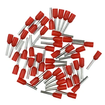 Imagen de Terminales de cable 1,00 mm² rojo, aislados, 50 unidades