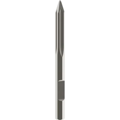 Imagen de Bosch Professional 2 608 690 106 Cincel puntiagudo con inserción hexagonal de 28 mm 400 (pack 1), Gris