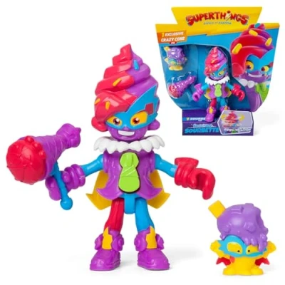 Imagen de SuperThings Kazoom Power Mission Kids. Figura articulada de Sourbette la Serie TV “SuperThings Power. Contiene 1 Kid, Exclusivo, Accesorio