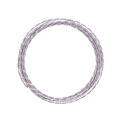 Imagen de Vaessen Creative 2 mm x 5 m Aluminium Wire Diamond Cut, Soft Lilac