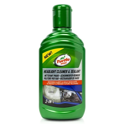 Imagen de TURTLEWAX Headlight , Cleaner &amp; Sealant 53168 Kit preparación, faros Botella 300ml