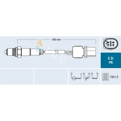 Imagen de FAE 75126 Sonda lambda HONDA: CR V 4, CIVIC 9, HR II