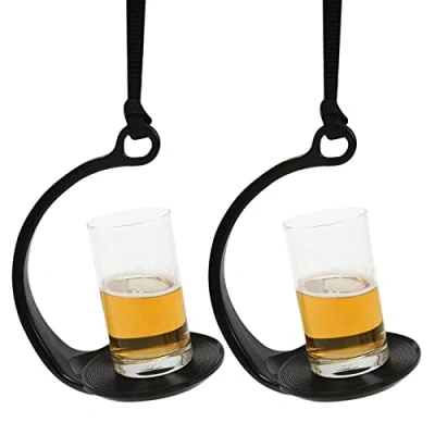 Imagen de Portavasos sin Derrames,Forreen 2 Piezas Soporte para Tazas de Cafe Anti Derrames Goteo Plástico Creativo Posavasos Actividades al Aire Libre, Subir Escaleras