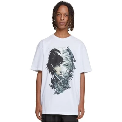 Imagen de Mister tee Puppet Master Heavy Oversize Camiseta, White, XL para Hombre