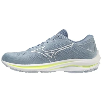 Imagen de Mizuno Wave Rider 25 (W), Zapatillas de running Mujer, Heather White Neolime, 37 EU