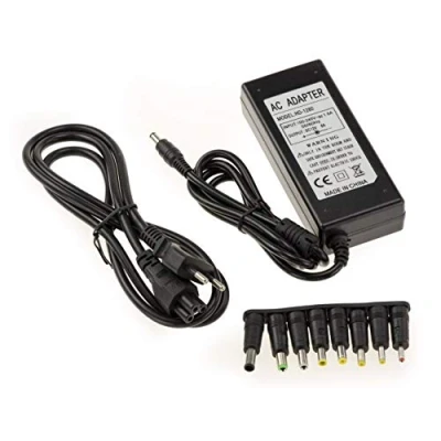 Imagen de Kalea INFORMATIQUE Fuente de alimentación 220 V A 12 CC 8 suministrada con Tapones adaptables