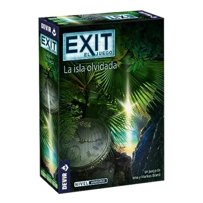 Imagen de Devir Exit: La Isla Olvidada, Juego de Mesa en Español, para jugar con Amigos, Escape Room, Juegos Misterio, Adultos (BGEXIT5)