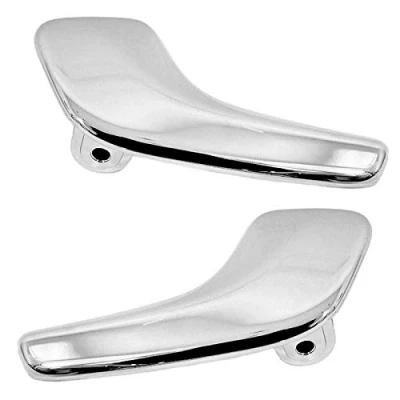 Imagen de Twowinds Manilla Interior Compatible con Corsa D (2006 2014) Puerta Delantera y Trasera, Izquierda Derecha (ambos lados) 13297814 13297813 Maneta Cromada, Plateada (2 unidades)