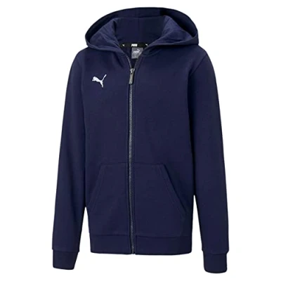 Imagen de PUMA Teamgoal 23 Casuals Hooded Jacket Jr Sudadera, Unisex niños, Peacoat, 116