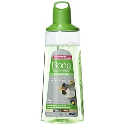 Imagen de Bona limpiador de suelos, baldosas piedra y laminado, botella 850 ml, cartucho para mopa spray premium, piedra, azulejos