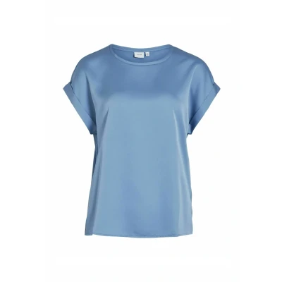 Imagen de VILA Viellette Blusa, Mujer, Talla: 40, Blau