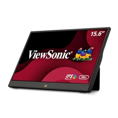 Imagen de Viewsonic VA1655 47 cm (16 Inch) Portable Monitor (Full HD, IPS Panel, Mini HDMI, 2X USB C for Raspberry Pi/Xbox/PS4/PS5, Speakers) Black