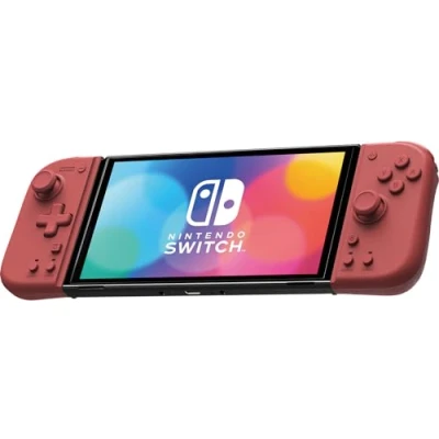 Imagen de Mando Nintendo Switch Hori Split Pad Compact, Para Switch, Joy Con, Rojo melocotón