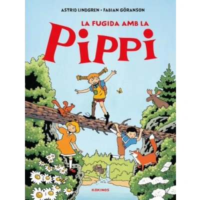 Imagen de La Fugida Amb Pippi Astrid Lindgren (autor), Fabian Göranson (ilustración), Ljungström, Ulla;rubio Muñoz, Esther;due (traducción)