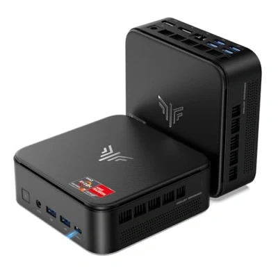 Imagen de NiPoGi E3B Mini PC AMD Ryzen 7 5700U 32GB Dual DDR4 512GB Nvme PCle3.0 SSD Micro Desktop Computer