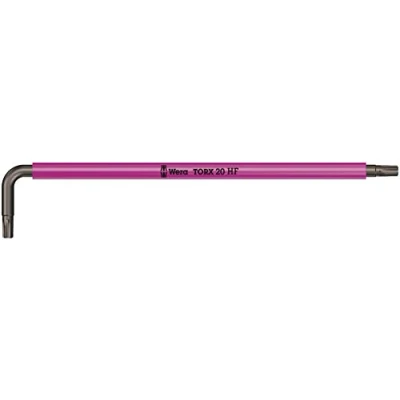 Imagen de Wera 05024475001 967 SXL HF Llave acodada TORX® Multicolour con función de sujeción, versión larga, TX 20 x 137 mm