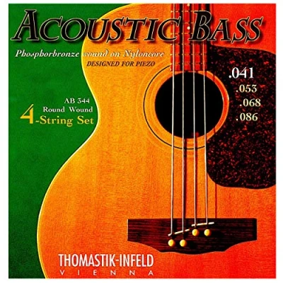 Imagen de Thomastik cuerdas para Bajo Acústico Phosphor Bronze y núcleo de nylon juego AB344 4 (Sol, Re, La, Mi)