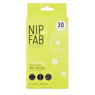 Imagen de Nip+Fab Teen Skin Spot Patches, 30 Perfect for Blemish Prone Teenage Skin, Anti Spots with Salicylic Acid, Witch Hazel and Wasabi Extract, Face Exfoliating, Calming