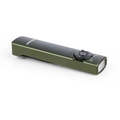 Imagen de OLIGHT Arkfeld Doble Fuente de Luz Recargable EDC Linterna，Combinación Haz Verde y LED Blanco, IPX7 1m Prueba Caída,Adecuado para al Aire Libre, el Trabajo Emergencia