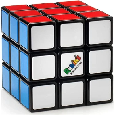 Imagen de Rubik&#039;s Rubik Cube El Original Rompecabezas de 3 x a Juego con Color, Cubo clásico para Resolver Problemas, Individual, Rubiks (Spin Master 6062651)
