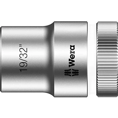 Imagen de WERA 05003622001 8790 HMC Zyklop Nuss 19/32&quot; Llave de vaso con arrastre 1/2&quot;