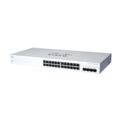 Imagen de Cisco Switch inteligente Business CBS220 24T 4X 24 puertos GE 4 SFP+ de 10 G 3 años garantía limitada hardware (CBS220 EU)