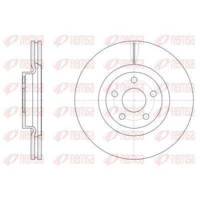 Imagen de REMSA Disco de freno AUDI: A3 Hatchback, FORD: S Max Mk1 Eje delantero 316mm 28mm 5 ventilado 62548.10 2015368,2036566,G3GC1125CC,G3GC1125CD