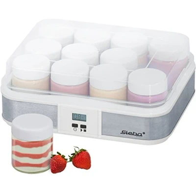 Imagen de Steba JM 2 Yogurtera, acero inoxidable, color blanco