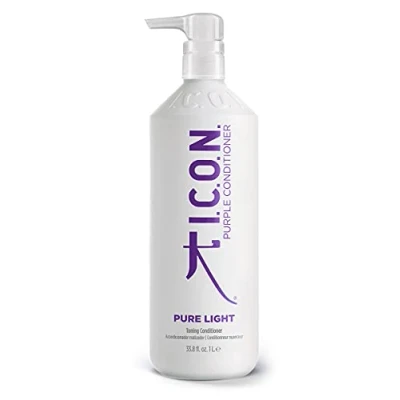 Imagen de I.C.O.N. Purple Pure Light Acondicionador Matizador 1L, Único, Estándar, I111013