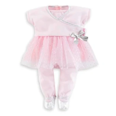 Imagen de Corolle Vestido Bailarina para Muñecas de 30cm, Mon Premier Poupon, con Cierres Autoadhesivos, Adecuado a Partir 18 Meses