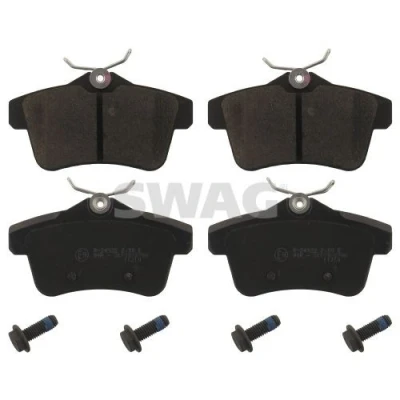 Imagen de SWAG 62 91 6833 juego de pastillas freno Eje trasero excl. contacto avisador desgaste con tornillos PEUGEOT: 508 I Berlina