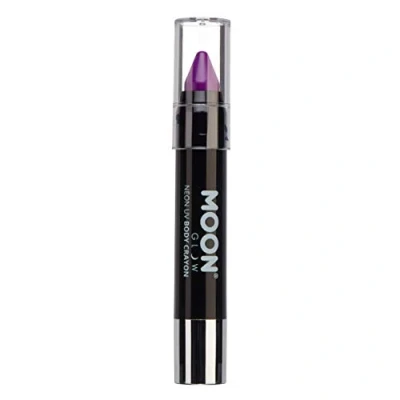 Imagen de Moon Glow Crayón corporal en barra de pintura UV neón para rostro y cuerpo Morado intenso
