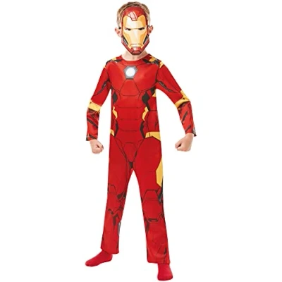 Imagen de Rubie&#039;s 640829S Disfraz de Iron Man clásico para niños, 3 a 4 años