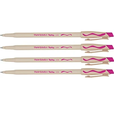 Imagen de Papermate Replay Bolígrafo borrable (1 mm, 4 unidades), color rosa