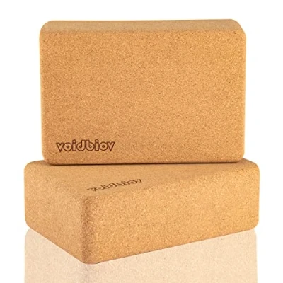 Imagen de voidbiov Juego de Bloques Corcho para Yoga 23 cm x 15 8