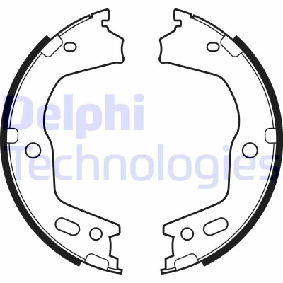 Imagen de DELPHI LS2154 Zapatas de Freno Mano