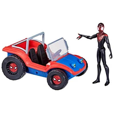 Imagen de Hasbro Marvel Spider Man Mobile Vehículo de 15 cm con Figura Miles Morales A Partir 4 años