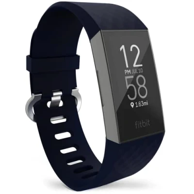 Imagen de Digicharge Correa para Fitbit Charge 4 Correa/Fitbit 3 Deportiva Pulsera Reloj Silicona Banda Mujeres y Hombres Elección de tamaño color