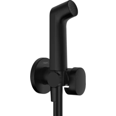 Imagen de hansgrohe true Ducha de Mano bidette, Negro Mate, rund