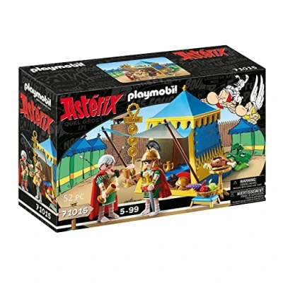 Imagen de PLAYMOBIL 71015 Astérix Tienda con Generales, Juguetes para Niños a Partir de 5 Años, Multicolor