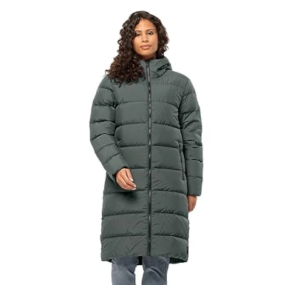 Imagen de Jack Wolfskin Frozen Palace COAT Abrigo de plumas, Mujer, Talla: Large, Slate green