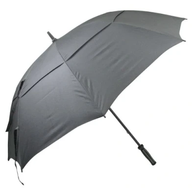 Imagen de Longridge Paraguas de golf Deluxe resistente al viento Negro