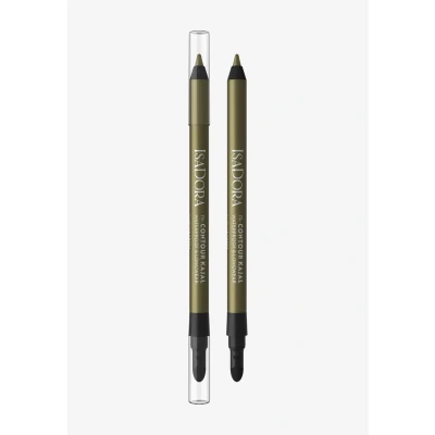 Imagen de IsaDora Perfect Contour Kajal Sujeción fuerte sin borrones lápiz de ojos negro ideal para ahumados altamente pigmentado e hipoalergénico fácil aplicación delineador ojos,