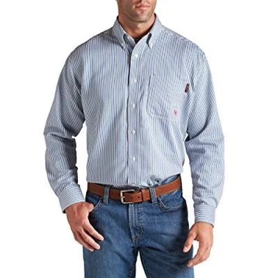 Imagen de Ariat Men s Flame Resistant Button down, Bold Blue, X Large Tall
