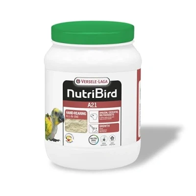 Imagen de Versele Laga NutriBird A21 800 g Alimento para la cría a Mano de Aves con Mayor Necesidad proteínas apoyar un Desarrollo óptimo los pichones sanos