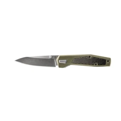 Imagen de Gerber Navaja de bolsillo con clip para cinturón, Fuse, Longitud la hoja: 8,56 cm, Plástico reforzado fibra vidrio/7Cr17MoV, Verde, 30 001876